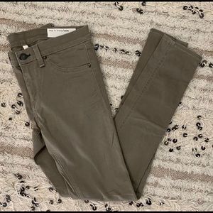 Rag & Bone Mid Rise Skinny Jeans